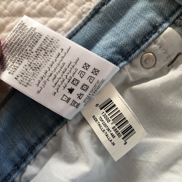 BCBGeneration Red Piped Skinny Stretch Blue Jeans - Picture 7 of 8